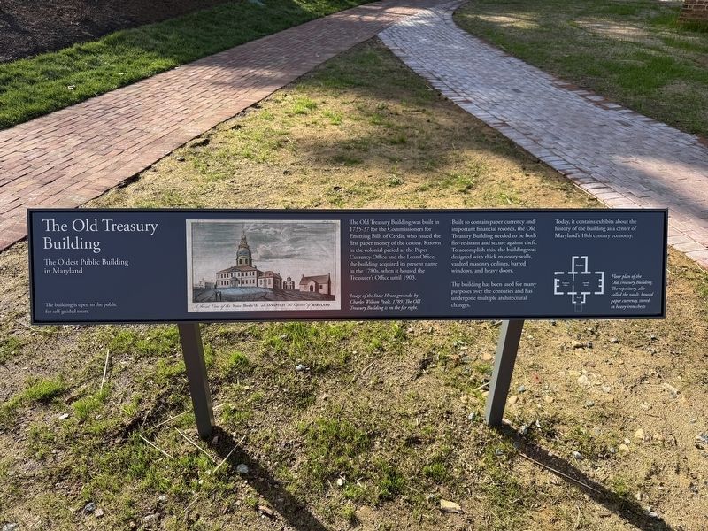 The Old Treasury Building Marker. Click for full size. The Old Treasury Building Marker image. Click for full size.