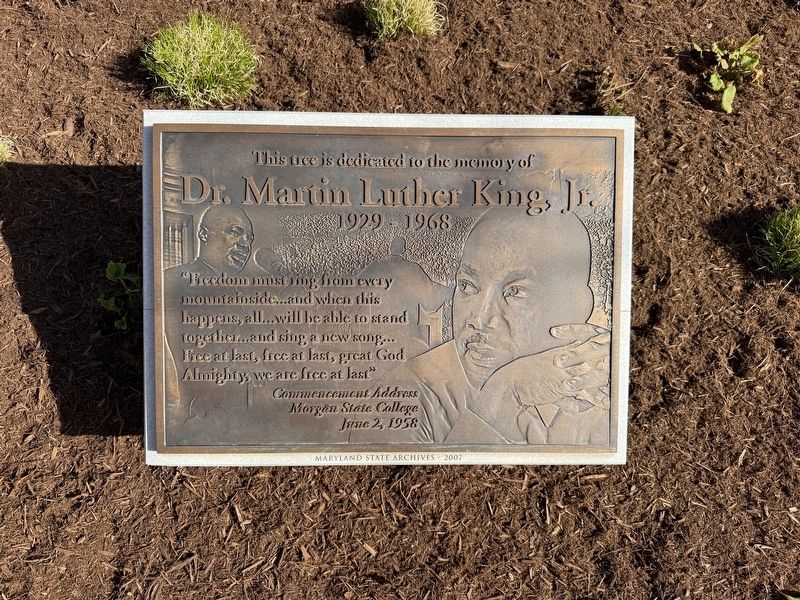 Dr. Martin Luther King, Jr. Marker image. Click for full size.