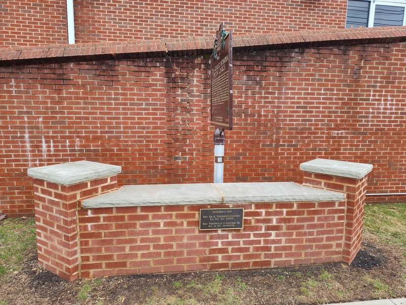 The Greater Abyssinia Baptist Church Marker. Click for full size. The Greater Abyssinia Baptist Church Marker image. Click for full size.
