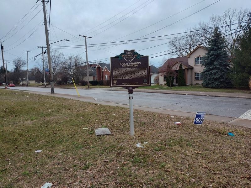 Hough Uprising Marker. Click for full size. Hough Uprising Marker image. Click for full size.