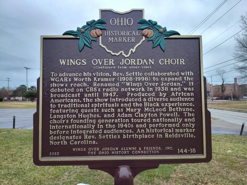 Wings Over Jordan Choir Marker image. Click for full size.