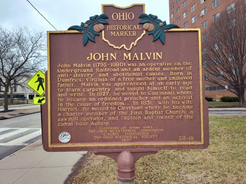 John Malvin Marker image. Click for full size.