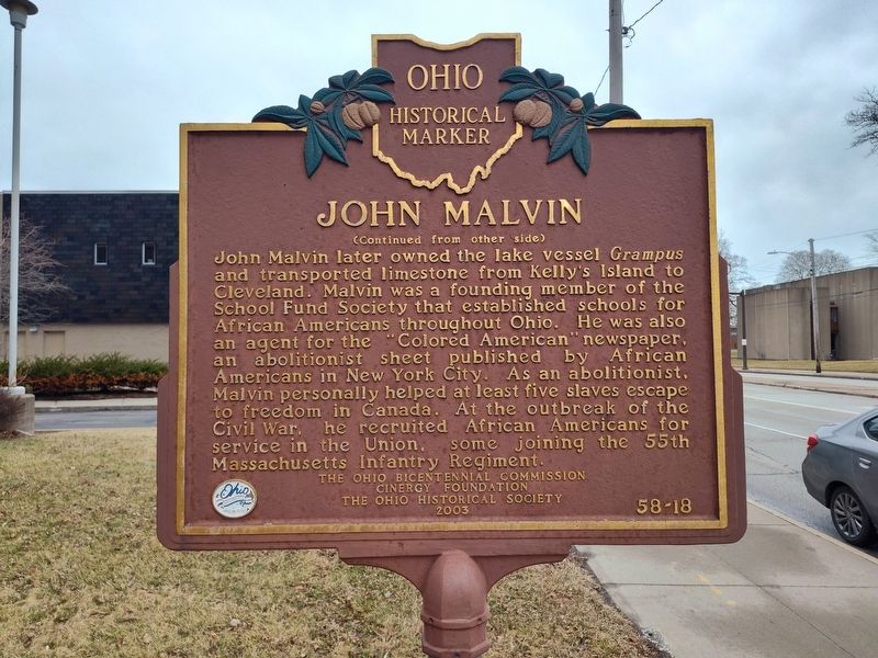 John Malvin Marker image. Click for full size.