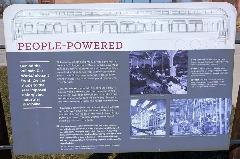 People-Powered Marker. Click for full size. People-Powered Marker image. Click for full size.