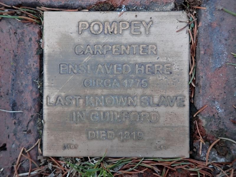 Pompey Witness Stone. Click for full size. Pompey Witness Stone image. Click for full size.