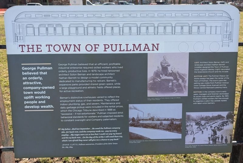 The Town of Pullman Marker. Click for full size. The Town of Pullman Marker image. Click for full size.