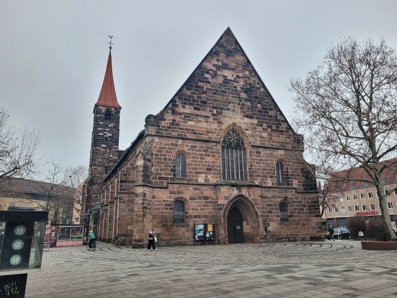 Evang.-Luth. Kirche St. Jakob / Evangelical Lutheran Church of St. James Marker. Click for full size. Evang.-Luth. Kirche St. Jakob / Evangelical Lutheran Church of St. James Marker image. Click for full size.