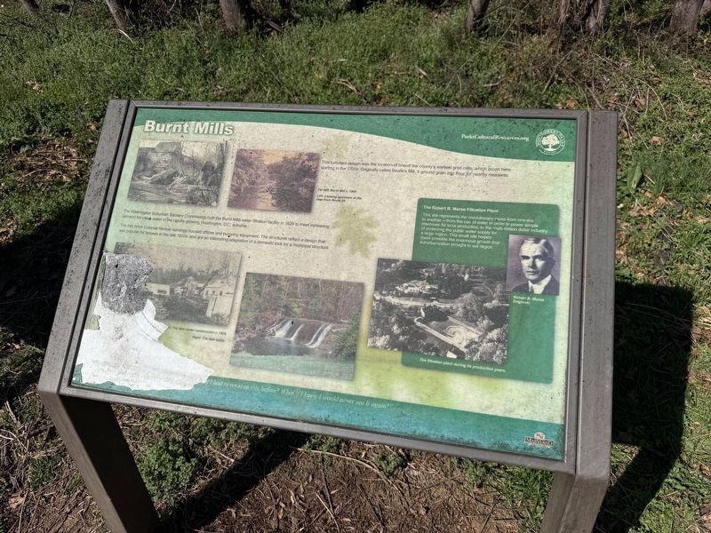 Burnt Mills Marker image. Click for full size.