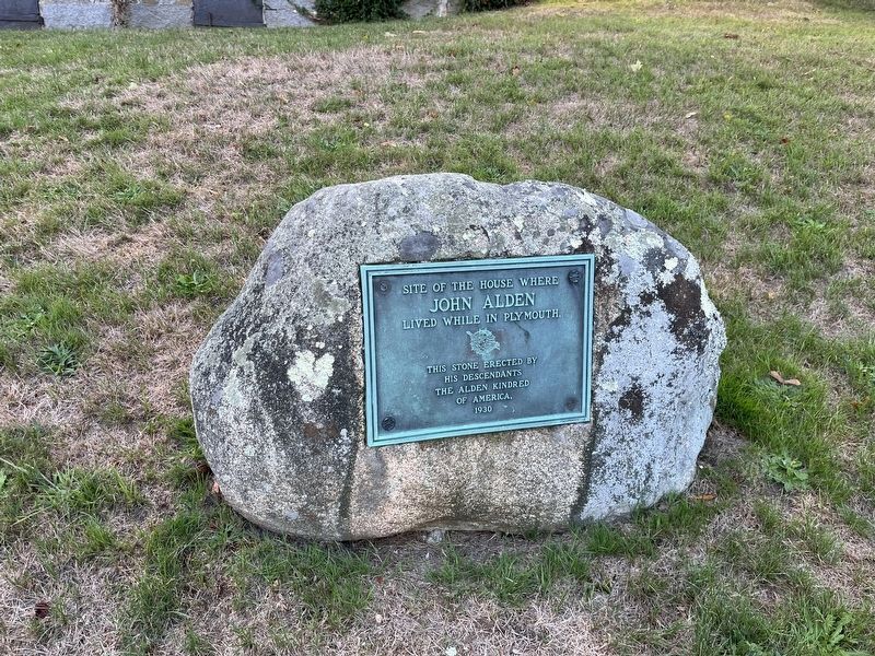 John Alden Marker image. Click for full size.