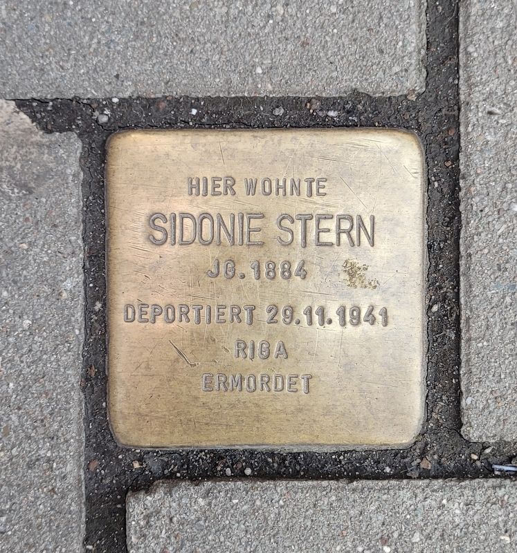 Sidonie Stern Marker. Click for full size. Sidonie Stern Marker image. Click for full size.