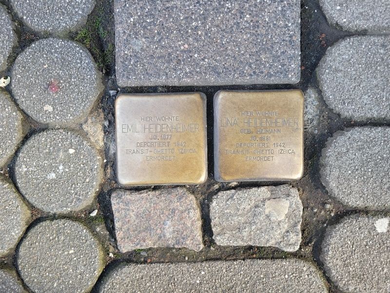 Emil Heidenheimer Marker. Click for full size. Emil Heidenheimer Marker image. Click for full size.