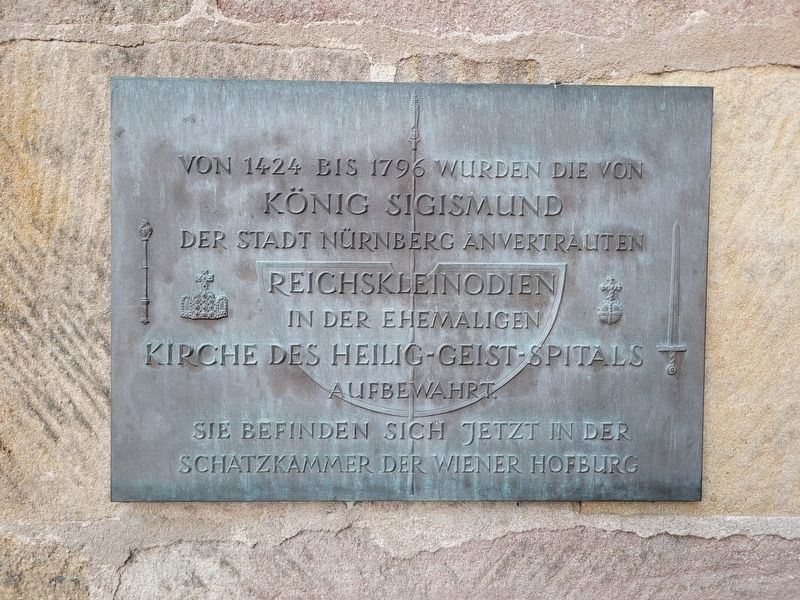 Reichskleinodien / Imperial Regalia Marker. Click for full size. Reichskleinodien / Imperial Regalia Marker image. Click for full size.