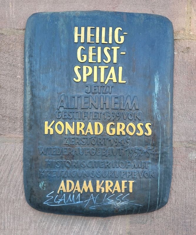Heilig-Geist-Spital / Hospital of the Holy Spirit Marker. Click for full size. Heilig-Geist-Spital / Hospital of the Holy Spirit Marker image. Click for full size.
