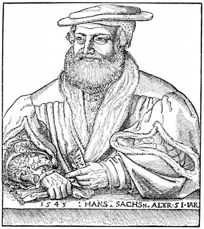 Hans Sachs at age 51. Click for full size. Hans Sachs at age 51 image. Click for full size.