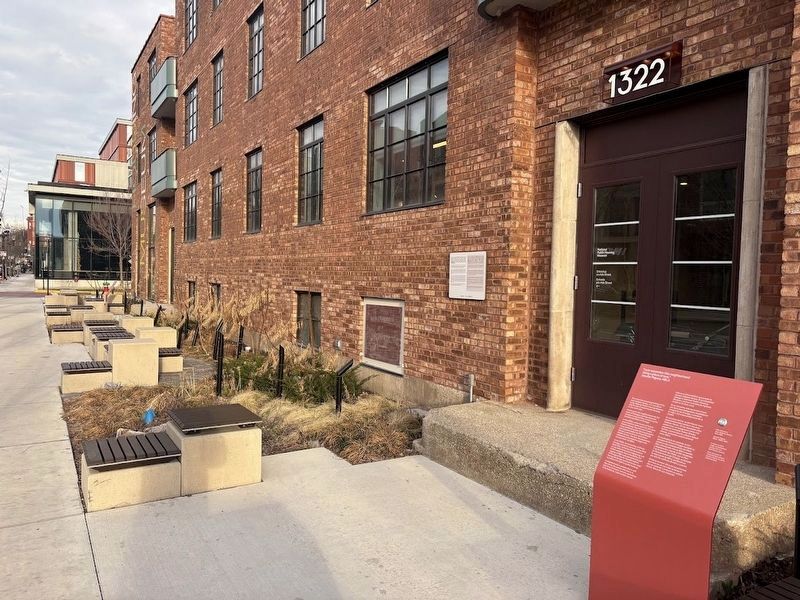 Jane Addams Homes Marker in front of the National Public Housing Museum. Click for full size. Jane Addams Homes Marker in front of the National Public Housing Museum image. Click for full size.