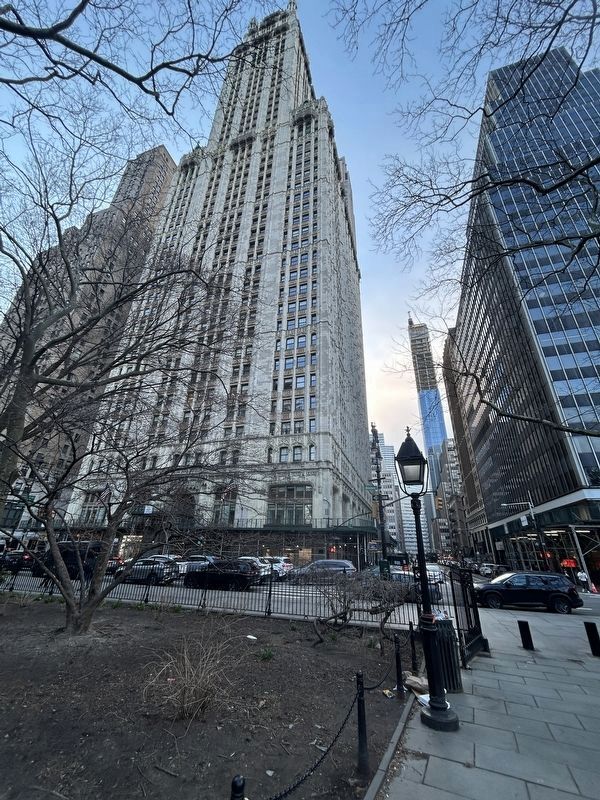 Woolworth Building Marker image. Click for full size.