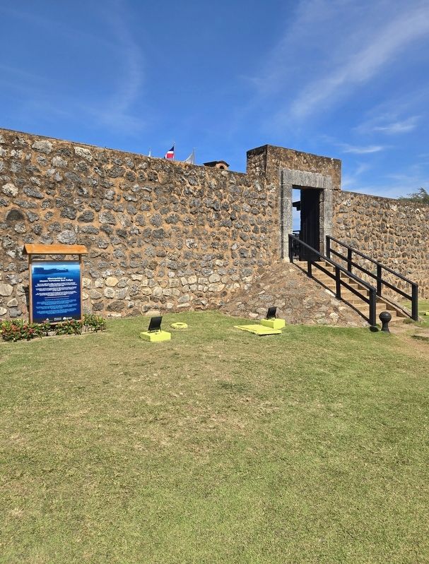 Bienvenidos al Museo Fortaleza San Felipe / Welcome to the San Felipe Fortress Museum! Marker. Click for full size. Bienvenidos al Museo Fortaleza San Felipe / Welcome to the San Felipe Fortress Museum! Marker image. Click for full size.