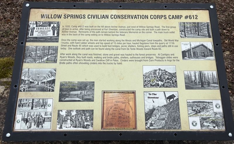 Willow Springs Civilian Conservation Corps Camp #612 Marker. Click for full size. Willow Springs Civilian Conservation Corps Camp #612 Marker image. Click for full size.
