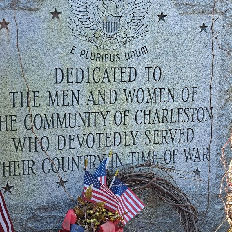 Charleston War Memorial Marker image. Click for full size.