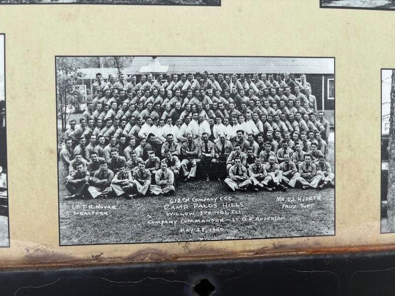 CCC Company #612, Camp Palos Hills. Click for full size. CCC Company #612, Camp Palos Hills image. Click for full size.