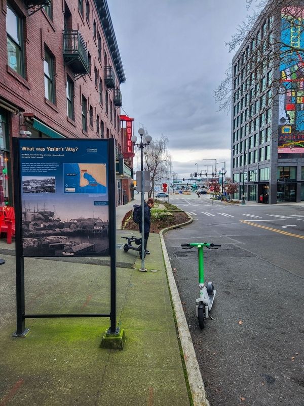 What was Yesler�s Way? Marker image. Click for full size.