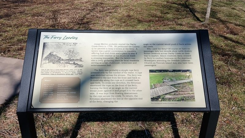 The Ferry Landing Marker. Click for full size. The Ferry Landing Marker image. Click for full size.