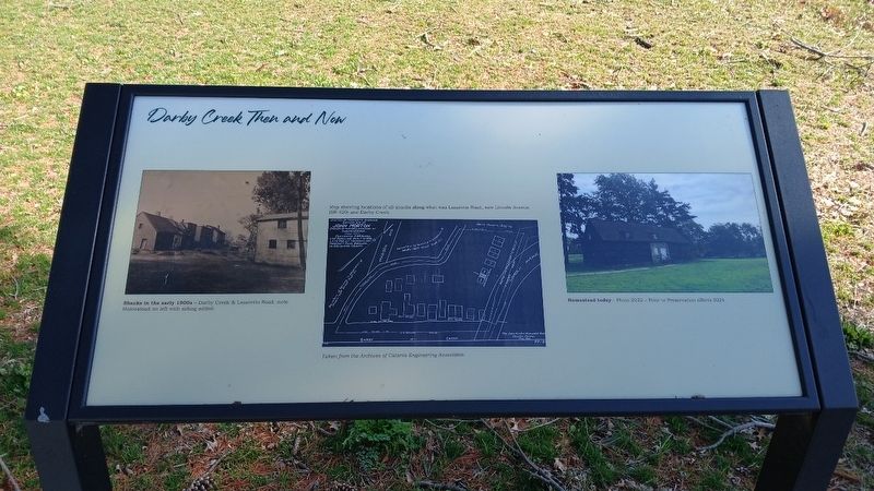 Darby Creek Then and Now Marker image. Click for full size.
