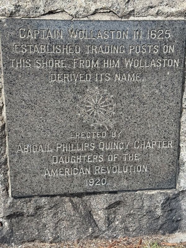 Captain Wollaston Marker. Click for full size. Captain Wollaston Marker image. Click for full size.