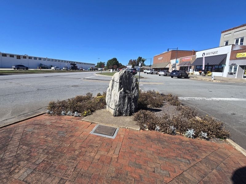 Bank of Granite Time Capsule at tri-corner of N. Main St., Dudley Ave. & Park Square. Click for full size. Bank of Granite Time Capsule at tri-corner of N. Main St., Dudley Ave. & Park Square image. Click for full size.