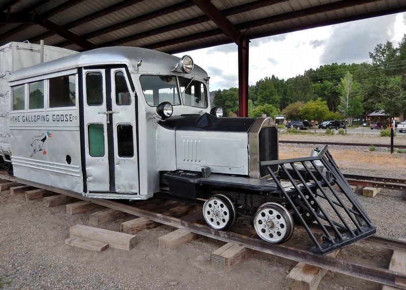 Galloping Goose No. 4 (<i>"locomotive" & "cab"</i>). Click for full size. Galloping Goose No. 4 (<i>"locomotive" & "cab"</i>) image. Click for full size.