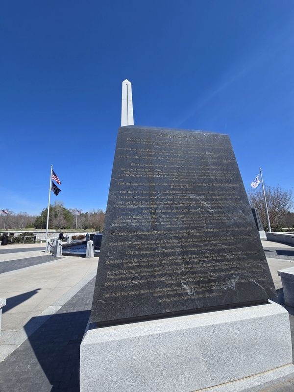 The United States Navy Memorial looking towards the Carolina Field of Honor obelisk image. Click for full size.