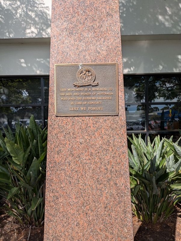 Rowville War Memorial Marker. Click for full size. Rowville War Memorial Marker image. Click for full size.
