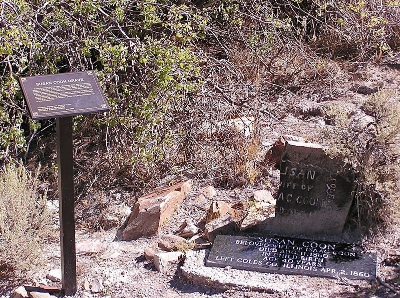 Susan Coon Grave and Marker image. Click for full size.