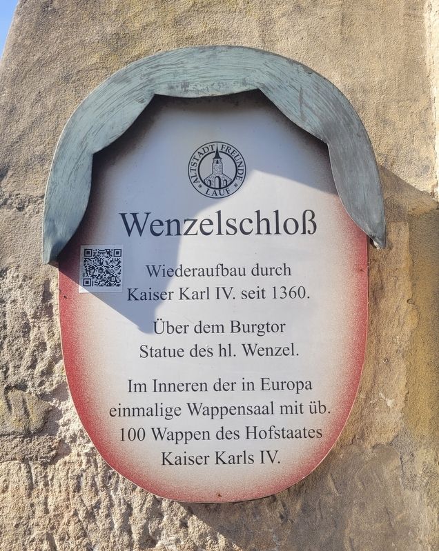 Wenzelschlo� / Castle of St. Wenceslas Marker image. Click for full size.