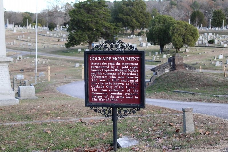 Cockade Monument Marker image. Click for full size.