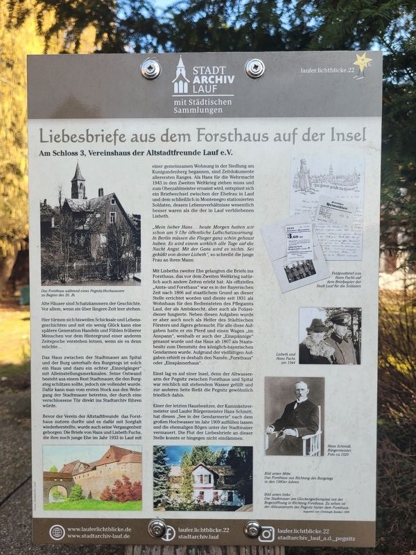 Liebesbriefe aus dem Forsthaus auf der Insel / Love Letters from the Forester�s House on the Island  image. Click for full size.