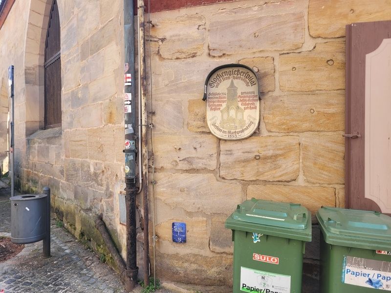 Glockengie�erspital mit St. Leonhardskirche / Glockengie�er Hospital with St. Leonhard�s Church Mark image. Click for full size.
