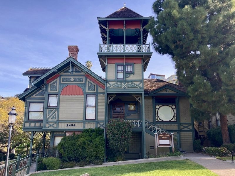 Sherman-Gilbert House and Marker. Click for full size. Sherman-Gilbert House and Marker image. Click for full size.