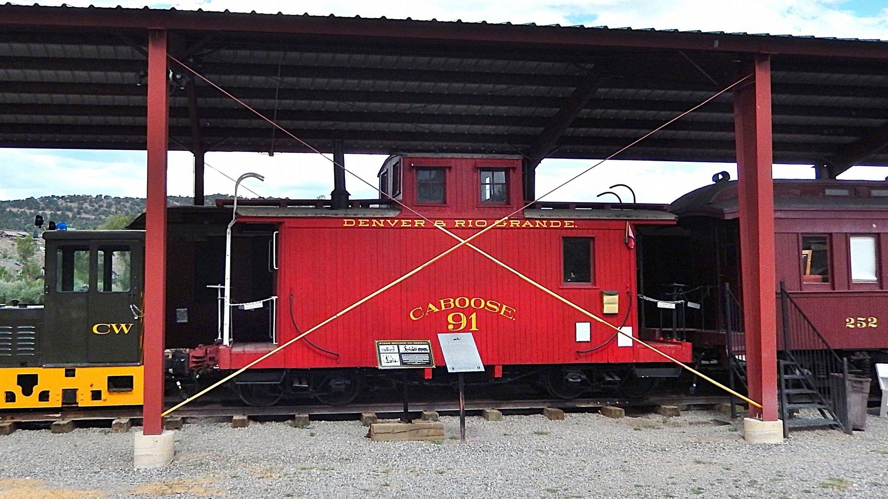 D&RG(W) Caboose 91 (0575). Click for full size. D&RG(W) Caboose 91 (0575) image. Click for full size.
