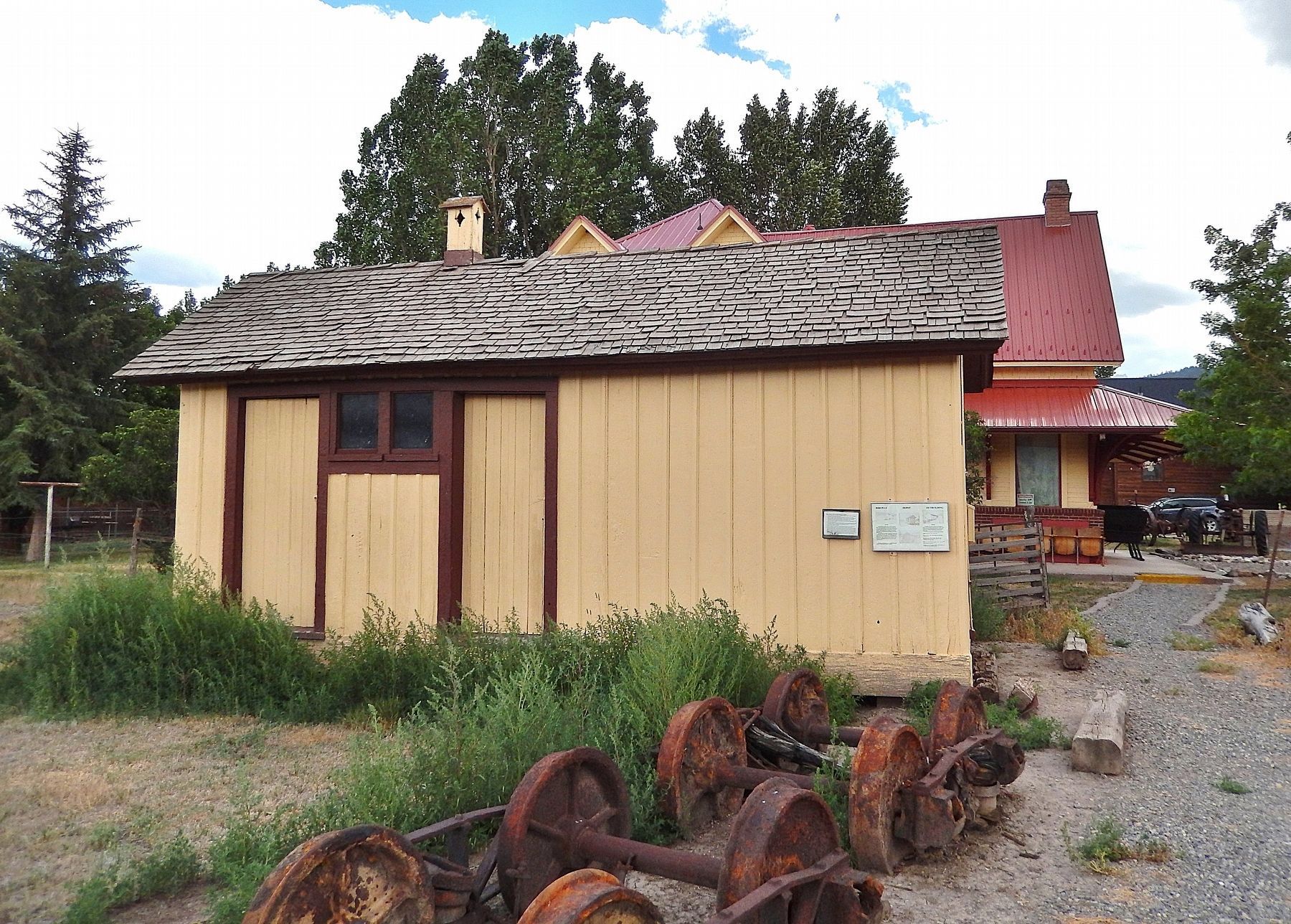 Ridgway Depot Outbuilding. Click for full size. Ridgway Depot Outbuilding image. Click for full size.