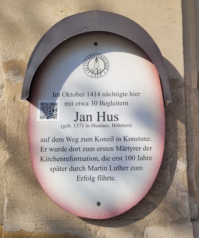 Jan Hus Marker image. Click for full size.