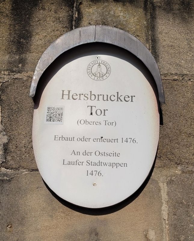 Hersbrucker Tor / Hersbruck Gate Marker. Click for full size. Hersbrucker Tor / Hersbruck Gate Marker image. Click for full size.