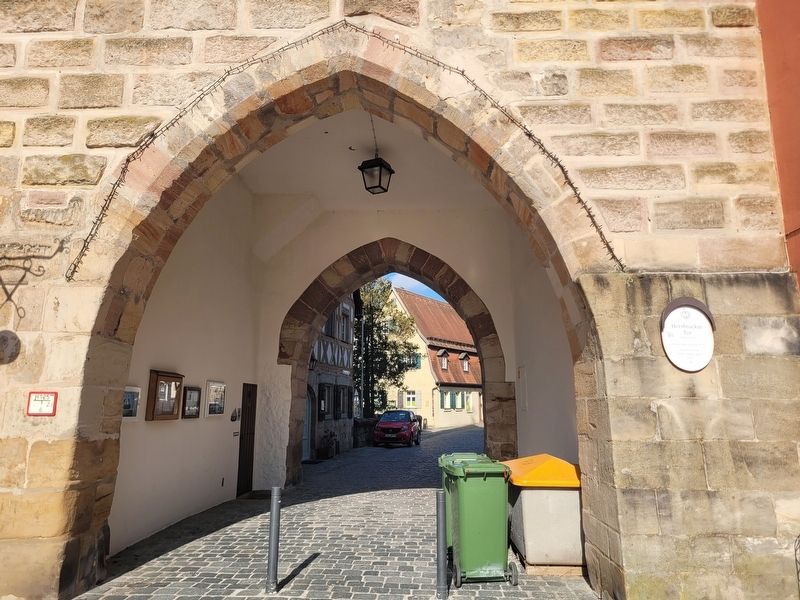 Hersbrucker Tor / Hersbruck Gate Marker. Click for full size. Hersbrucker Tor / Hersbruck Gate Marker image. Click for full size.