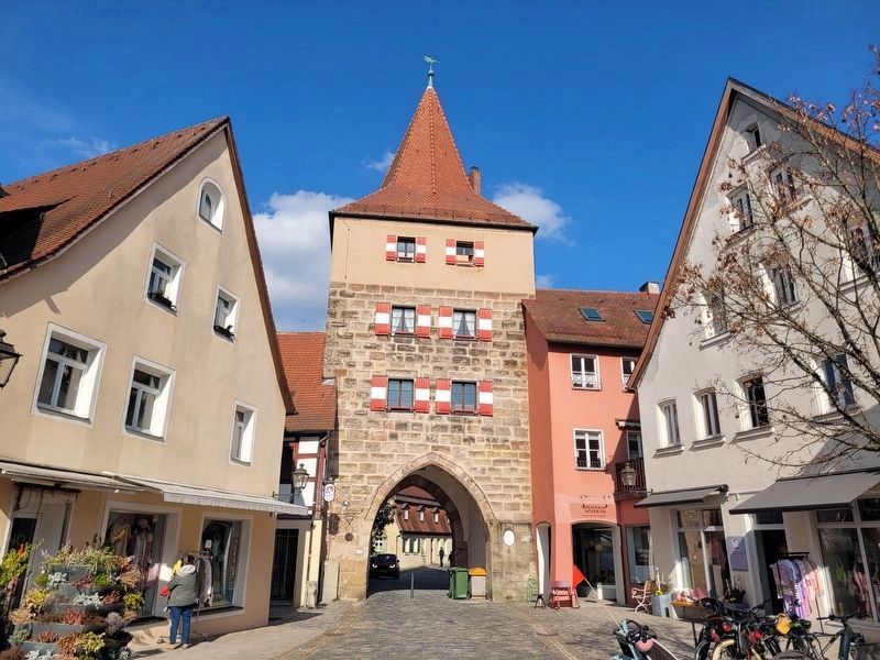 Hersbrucker Tor / Hersbruck Gate Marker. Click for full size. Hersbrucker Tor / Hersbruck Gate Marker image. Click for full size.