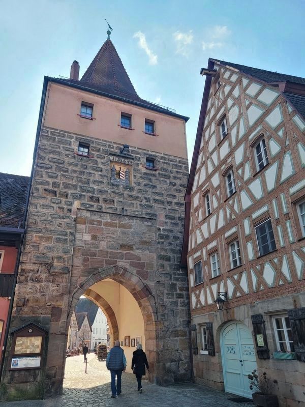 Hersbrucker Tor / Hersbruck Gate Marker. Click for full size. Hersbrucker Tor / Hersbruck Gate Marker image. Click for full size.