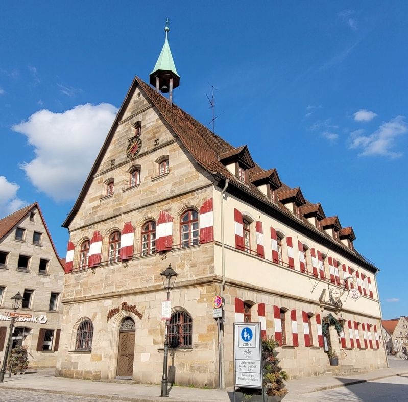 Altes Rathaus / Old Town Hall Marker. Click for full size. Altes Rathaus / Old Town Hall Marker image. Click for full size.