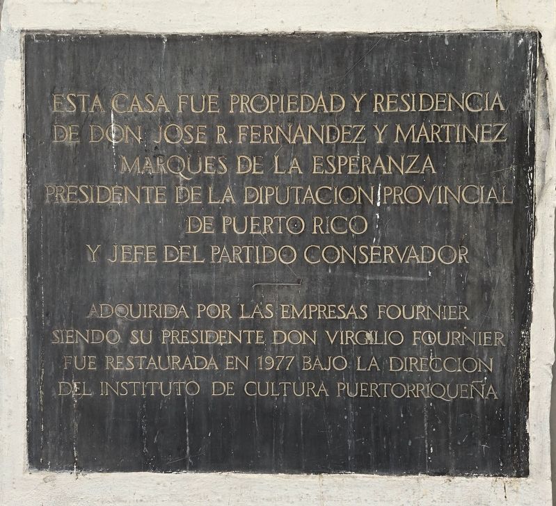 Fernandez Residence Marker. Click for full size. Fernandez Residence Marker image. Click for full size.