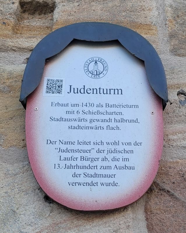 Judenturm / Jewish Tower Marker image. Click for full size.