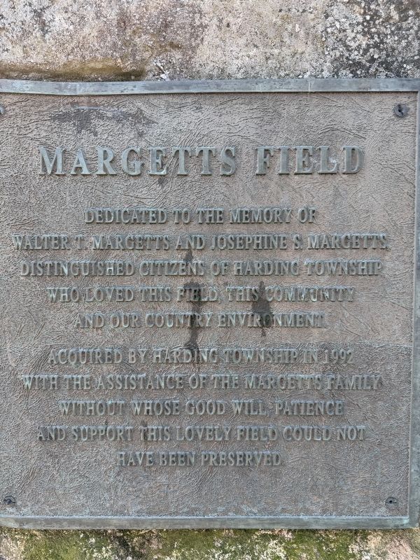 Margetts Field Marker image. Click for full size.
