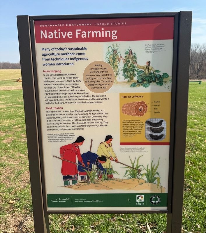 Native Farming side of the marker image. Click for full size.